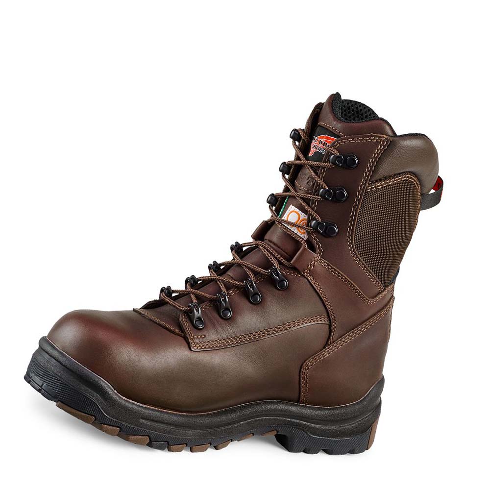 Red Wing King Toe® 8-inch Insulated, CSA Safety Toe Men's Waterproof Boots Coffee | ZA 361HAP